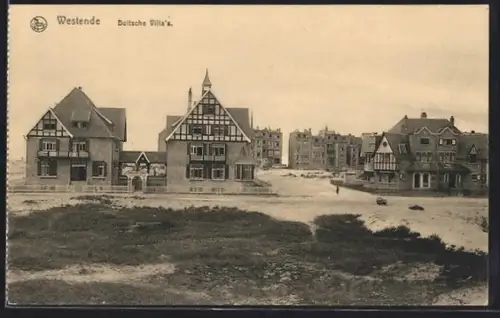 AK Westende, Duitsche Villas