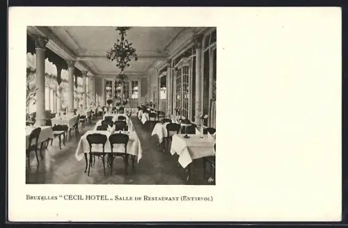 AK Bruxelles, Cecil Hotel, Salle de Restaurant