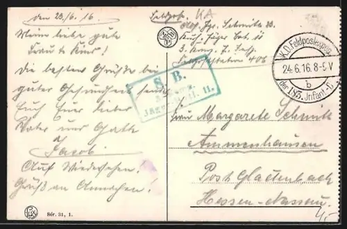 AK Mons, Place Léopold, Strassenbahn