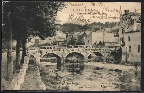 AK Eupen, Unterstadt Weserpartie