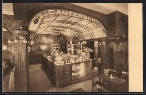 AK Bruxelles-Nord, Hotel Canterbury-Nord, 1-3 Rue de Malines, Bd. Emile Jacqmain