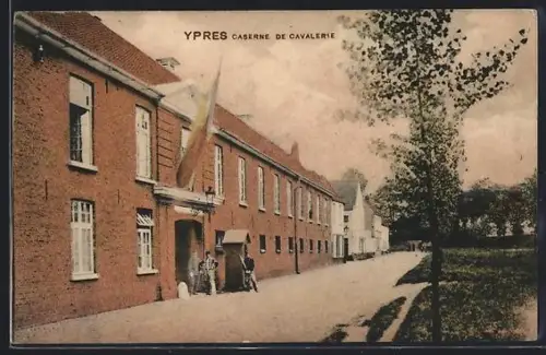 AK Ypres, Caserne de Cavalerie