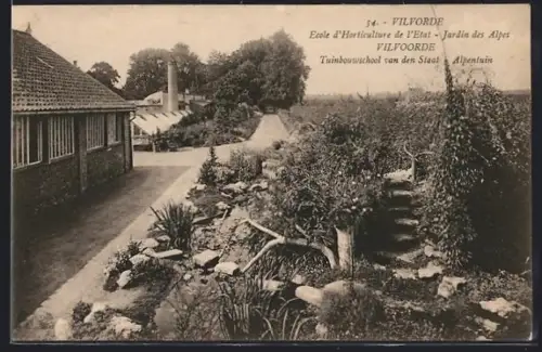 AK Vilvoorde, Tuinbouwschool van den Staat, Alpentuin