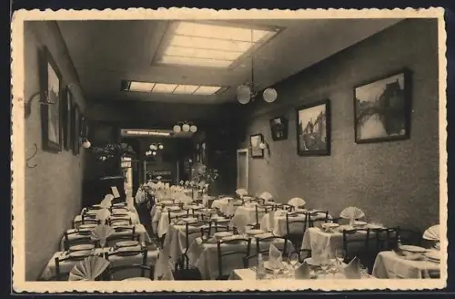 AK Blankenberghe, Hotel du Singe d`Or, Rue de l`Eglise 115