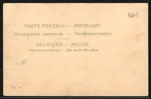 Lithographie Anvers, Grand Place de l`Escaut, Palais de Justice, Banque Nationale