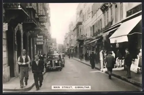 AK Gibraltar, Main Street with Grand Hotel