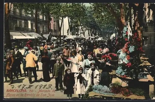 AK Barcelona, Mercado de Flores en la Rambla de San José