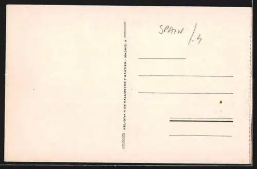 AK La Coruna, Un aspecto de la Ciudad Jardín