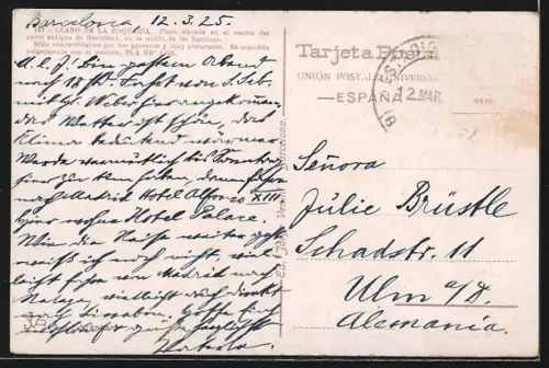 AK Barcelona, Llano de la Boqueria y Rambla de San José