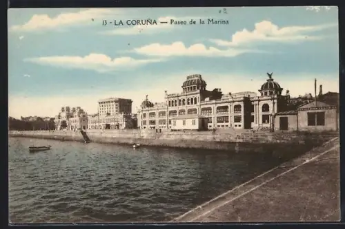 AK La Coruna, Paseo de la Marina