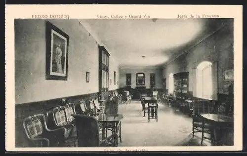 AK Jerez de la Frontera, Pedro Domecq, Vinos, Conac y Grand Vin, Solon de degustación