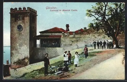 AK Gibraltar, Entrance to Moorish Castle