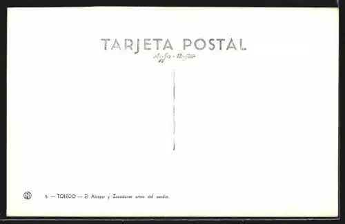 AK Toledo, El Alcázar y Zocodover antes del asedio