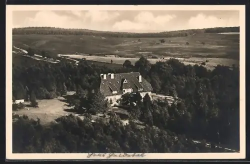 AK Niederhaverbeck /Lüneburger Heide, Haus Heidetal aus der Vogelschau