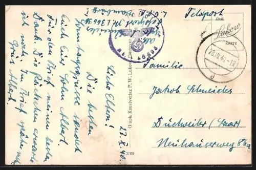 AK Fallingbostel, Gäste in der Badeanstalt