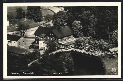AK Jonsdorf /Zittauer Gebirge, Hotel Kurhaus Gondelfahrt