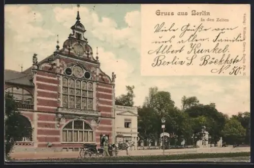 AK Berlin-Tiergarten, In den Zelten