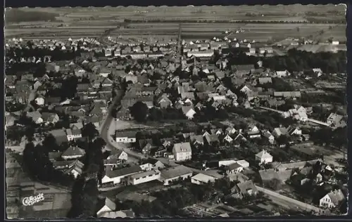 AK Springe /Deister, Luftaufnahme des Ortes