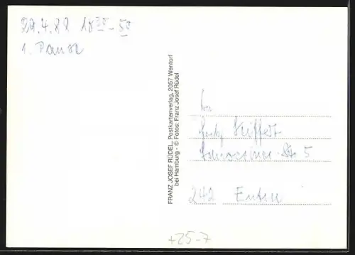 AK Behringen /Lüneburger Heide, BAB Rasthaus und Motel Brunautal West