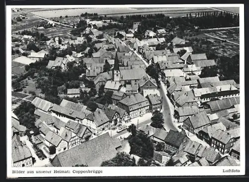 AK Coppenbrügge, Luftfoto des Orts
