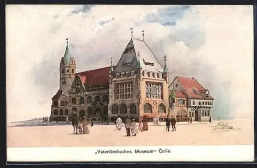 Künstler-AK Celle, Vaterländisches Museum