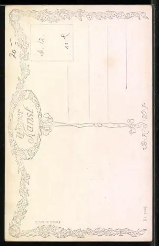 Künstler-AK Brüder Kohn (B.K.W.I) Nr. 1062: Aus guter alter Zeit, Postkutsche