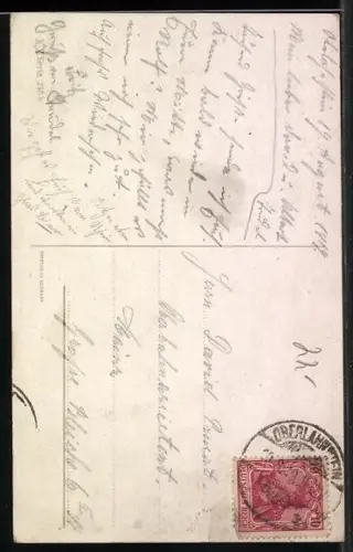 Künstler-AK Ermenegildo Carlo Donadini: Fauchender Leopard