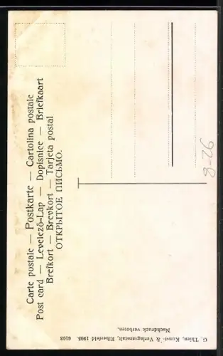 AK Backstube eines westfälischen Bauernhauses