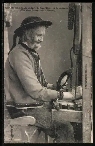 AK Teppichknüpfer bei der Arbeit