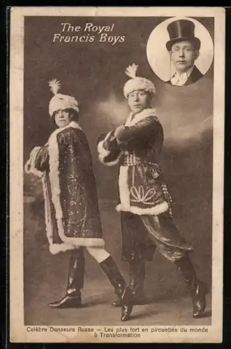 AK The Royal Francis Boys, russischer Volkstanz