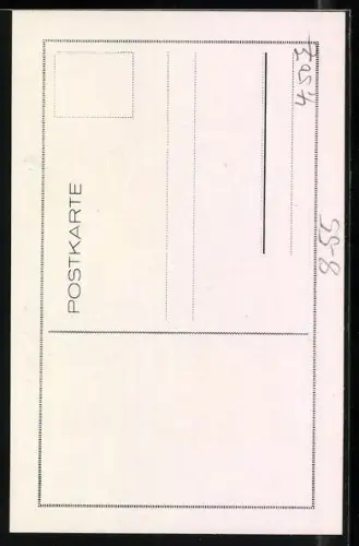 AK München, Münchner Kindlbräu, Bock auf einem Fass, Brauerei-Werbung