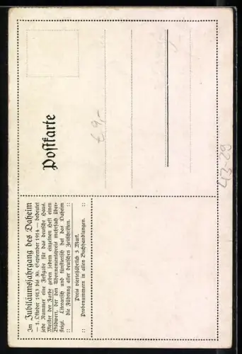 AK Im Jubiläumsjahrgang der Zeitung Daheim, 1.10.1913 - 30.9.1914, Frauen schmücken mit Blumen