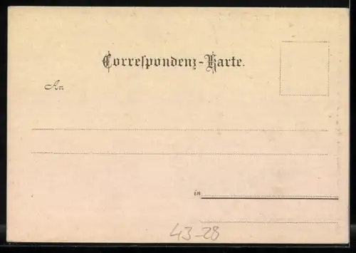 AK Wien, Wiener Kindl auf einem Storch