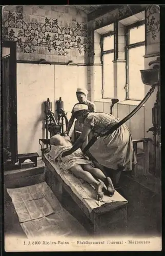 AK Aix-les-Bains, Etablissement Thermal, Masseuses