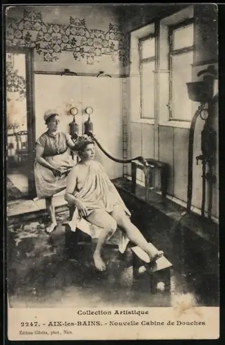 AK Aix-les-Bains, Nouvelle Cabine de Douches
