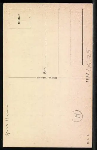 Künstler-AK Mann steht im Badeanzug auf einem Sprungbrett