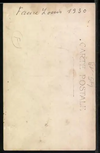 AK Turner Fauze Louis 1930 in Uniform