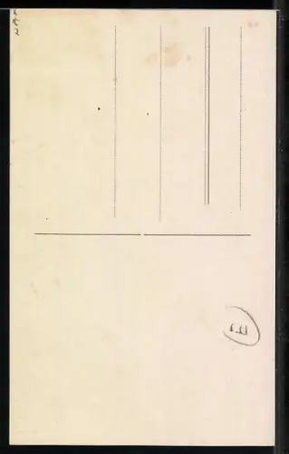 AK Ballett-Tänzerin Else Griner vor einem Vorhang