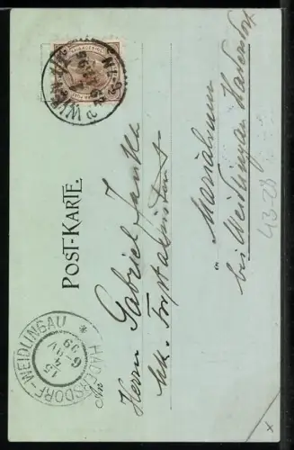 Künstler-AK Hans Schliessmann: Wien, Polizist in Uniform, Der Sicherheiter