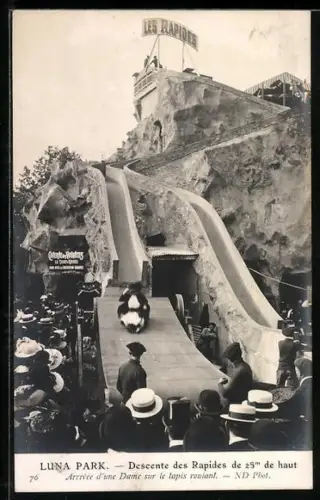 AK Paris, Luna Park, Descente des Rapides de 25m de haut