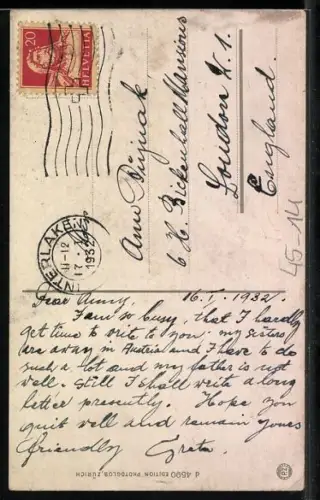 Künstler-AK Skifahrer beim Absprung