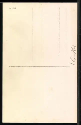 Foto-AK Drei Skifahrer in Kostümen