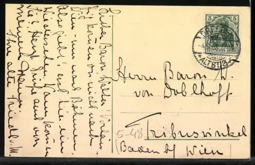 AK Wohnung geplant von Architekt G. von Mayenburg