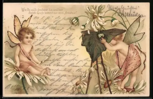 AK Elfen mit Fotoapparat