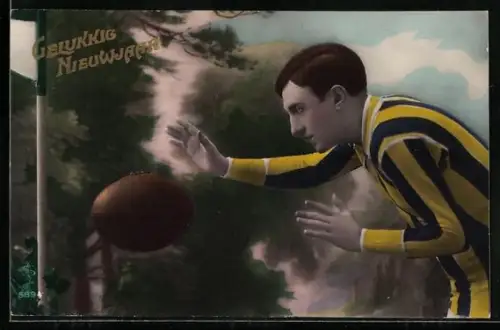 AK Mann mit Rugby-Ball