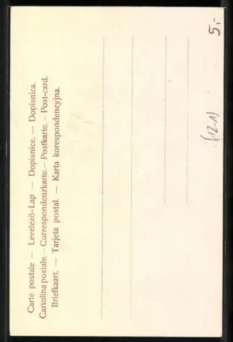 Künstler-AK Dame in elegantem Kleid im Jugendstil