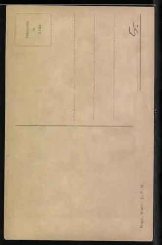 AK Porträt einer Dame im Profil mit Maiskolben, Jugendstil