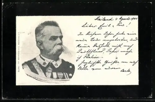 AK König Umberto I. von Italien