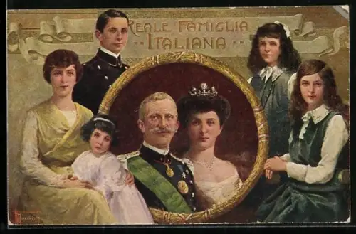 AK Königliche Familie von Italien