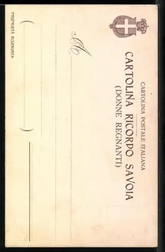 AK Stammbaum der königlichen Familie von Italien